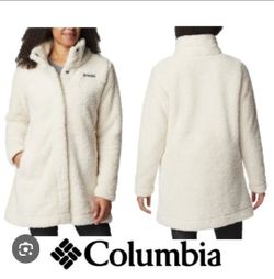 Columbia ladies  sherpa fleece long jacket