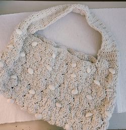 Crocheted Shell Handbag