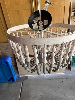 Boho style chandelier