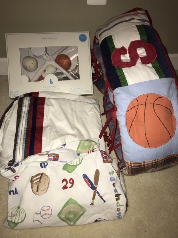 Pottery Barn Boy Crib Bedding For In Frederick Md Offerup Pottery Barn Boy Crib Bedding Frederick Md