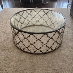 Large Glass Coffee Table 