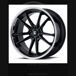 Ashanti Black/chrome Wheels 5x120