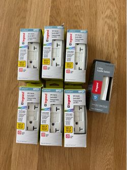 Legrand radiant 20 AMP 125-Volt Tamper Resistant Self Test GFCI Duplex Outlet, White