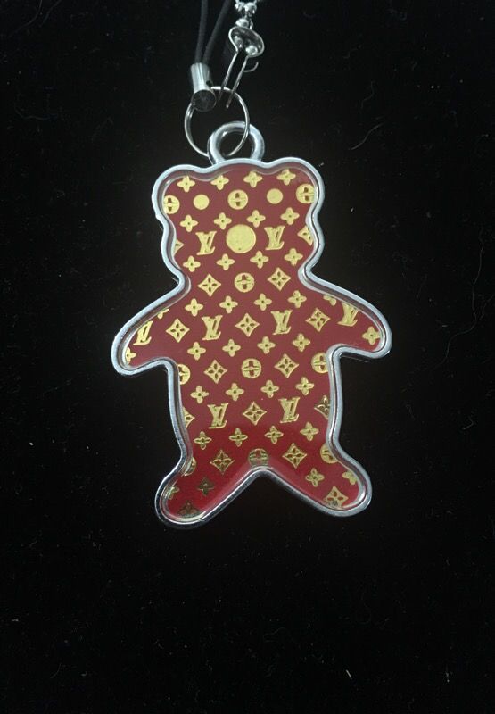 LV Teddy Bear Keychain & chain