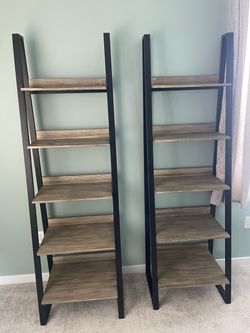 5-tier ladder bookcase