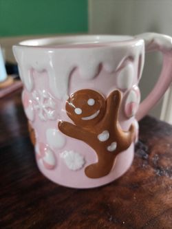 Gingerbread man large mug