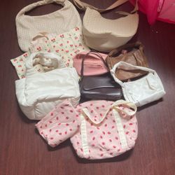 Lot Of 10 Bags/purses