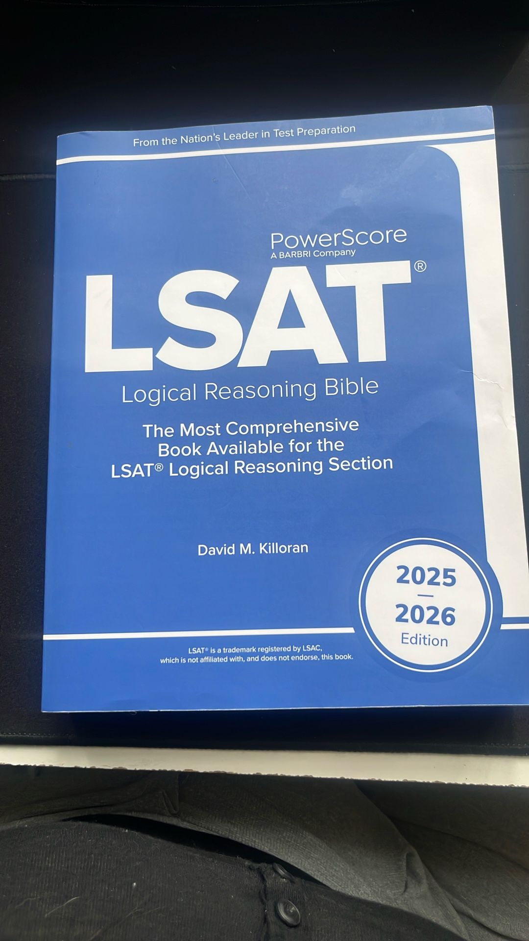 PowerScore LSAT Logical Reasoning Bible 2025-2026