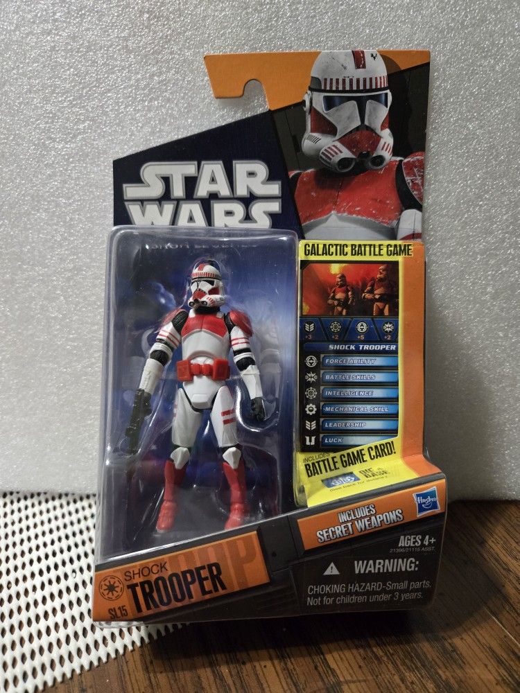Hasbro Star Wars 2010 Saga Legends Action Figure No. 15 Shock Trooper