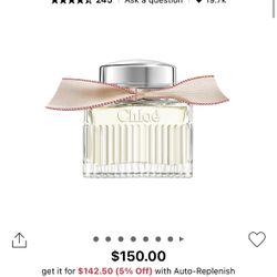 New Chloe Parfum Open Box 1.6oz 50ml