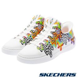 NEW Skechers x Snoop Dogg x Jen Stark One Sneakers, White/Multicolor, Sz 6.5