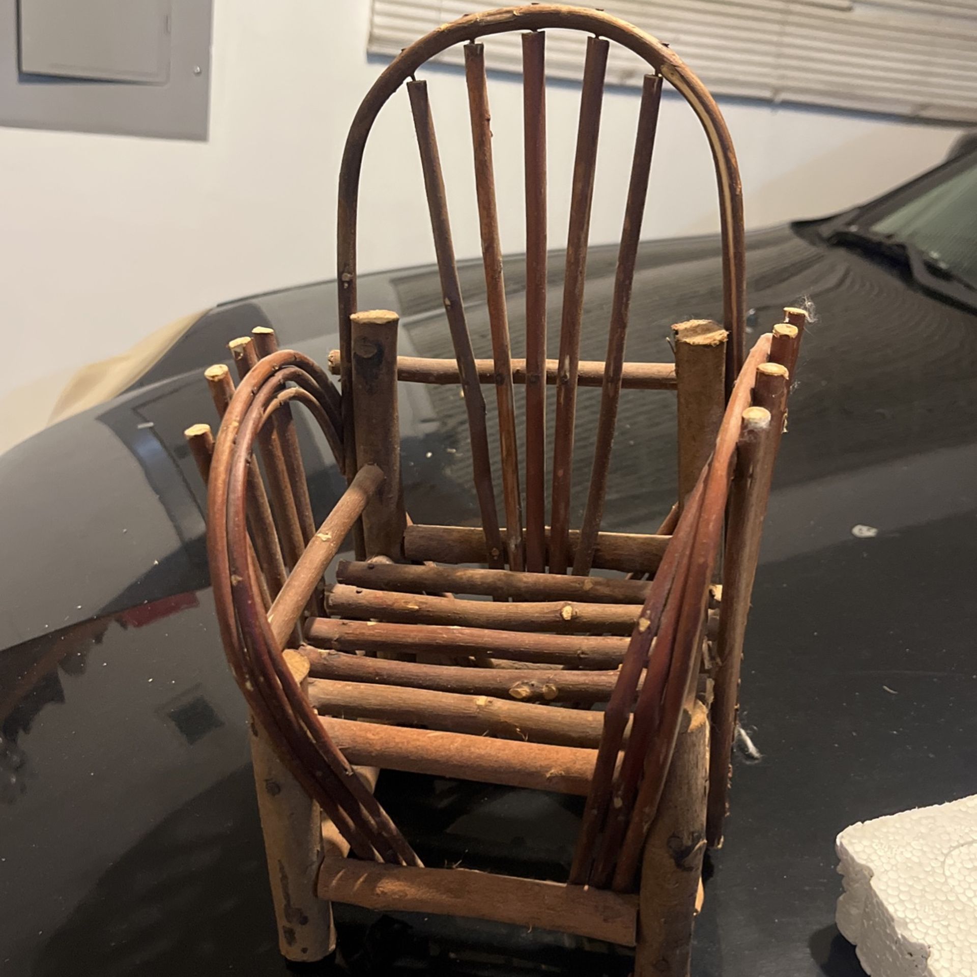 Small wooden chair for dolls