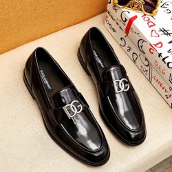 Dolce Gabbana Men’s Leather Shoes With Box New 