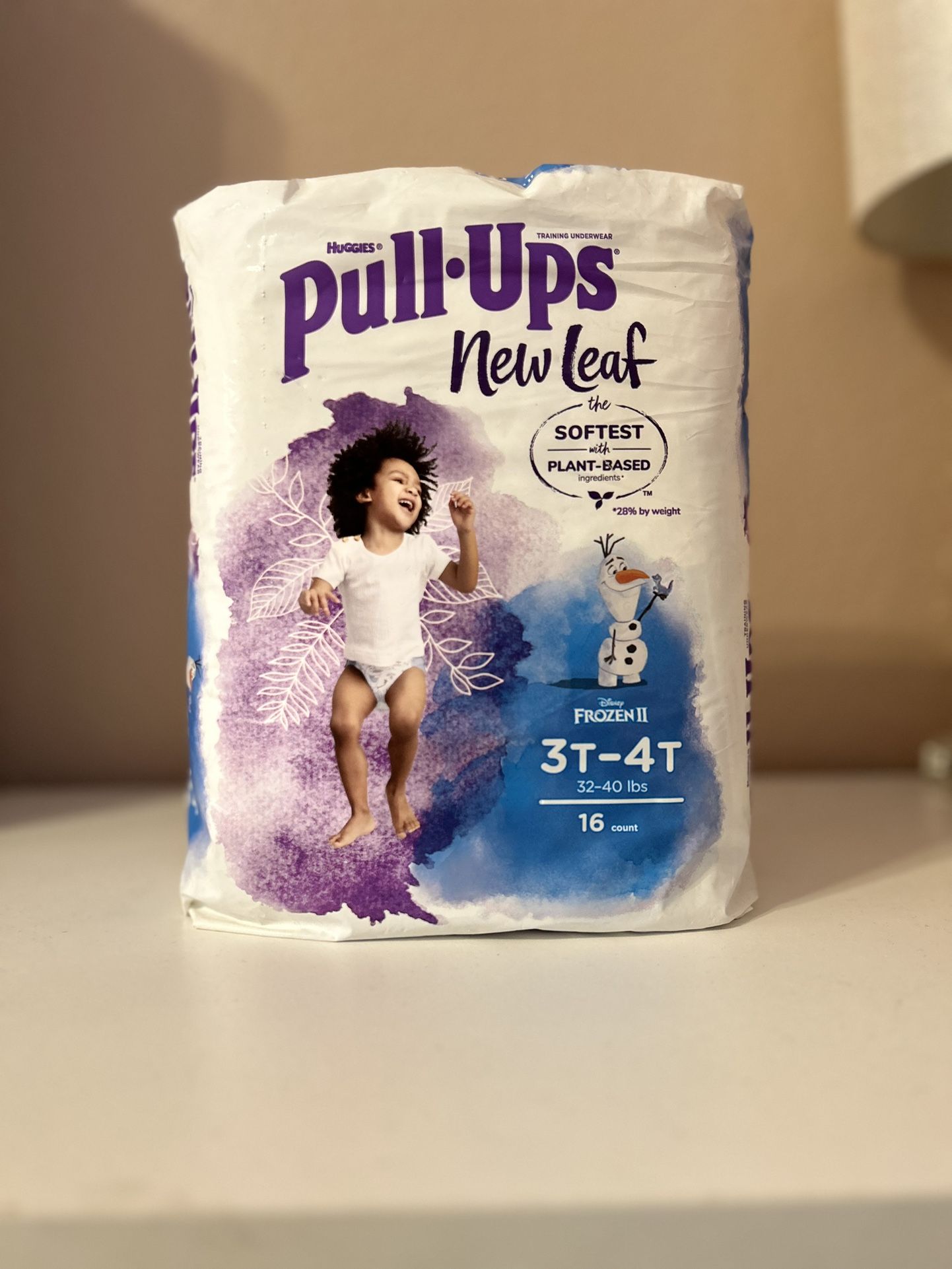 Pull Ups New Leaf Girls Disney Frozen Training Pants 16ct Size 3T - 4T