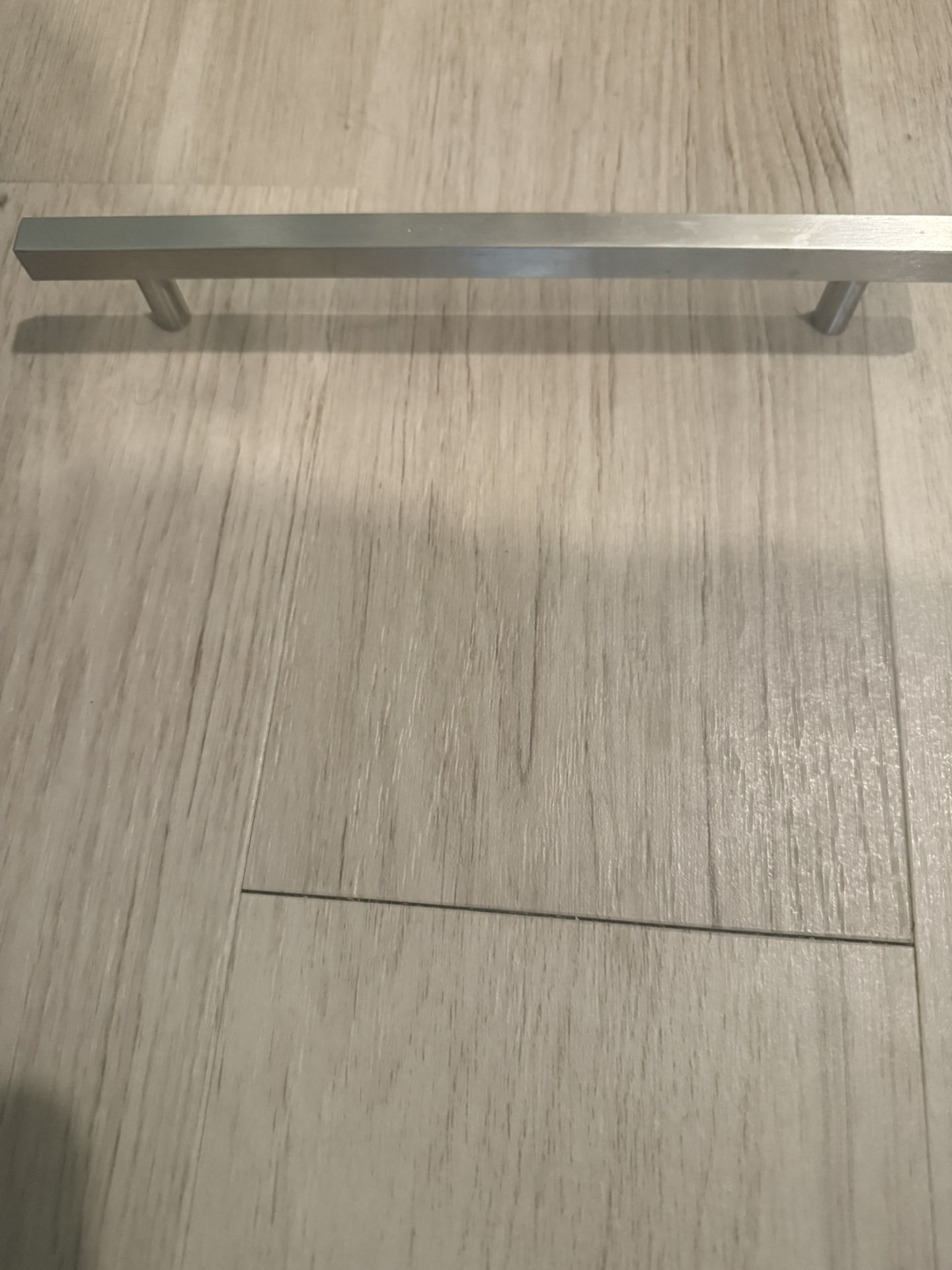 stainless steel square bar cabinet pull 22- 10inch long screw length 8 inch