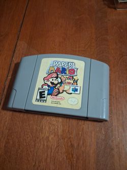 Nintendo 64 Paper Mario authentic good condition clean and tested $50 today only pick up in Glendale