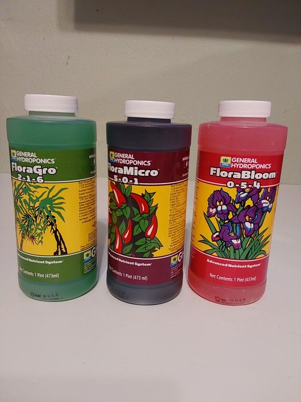 General Hydroponics Floral Series Nutrient Trio (40)