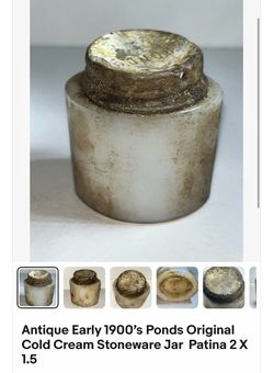 Antique 1900’s Ponds Cream Jar