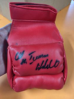 Chuck "Iceman" Liddell Autographed MMA glove