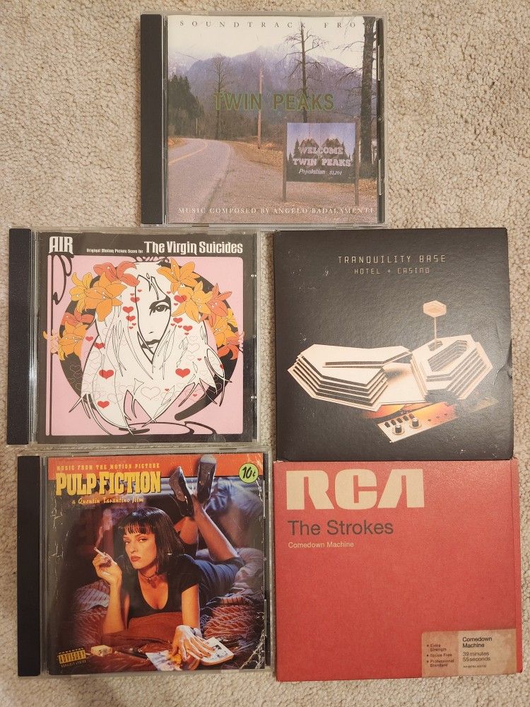 Twin Peaks, The Strokes, Arctic Monkeys, Air, Pulp Fiction