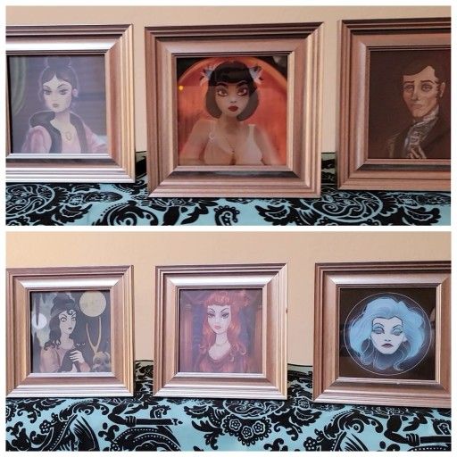Haunted Mansion Art Framed Disneyland Halloween decorations decor