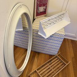 Shabby Chic White Shelf