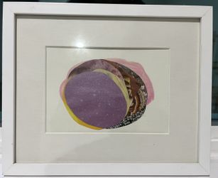 Xochi Solis "Speak in Clouded Clues" Collage & Acrylic, 2015, Framed