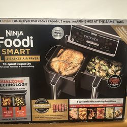 Air Fryer Ninja XL 2 Baskets