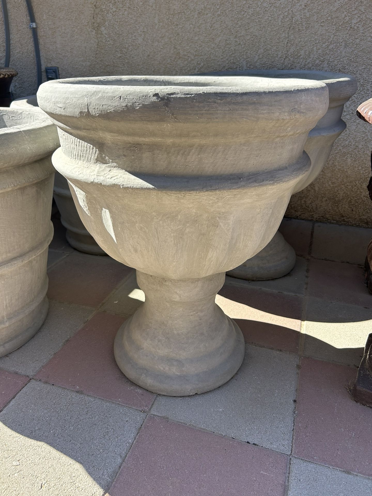 New Flower Pots Made Out Of Cement