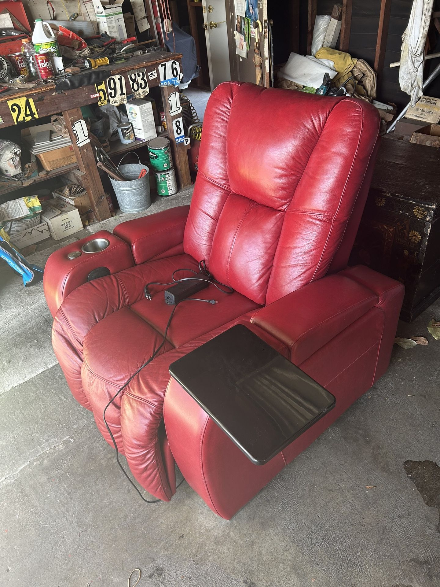 Red recliner