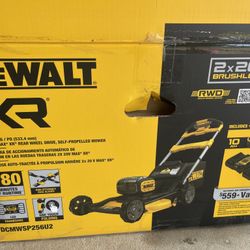 New 2x20v Dewalt Self Propelled Lawn Mower(complete)