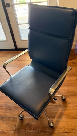 Navy-ish blue office chair
