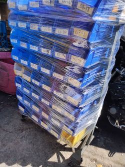 Organizing bins. Around 80 with rack. 3 available $140 each. They need miner cleaning, they have sticker tags on them. That can be removed.