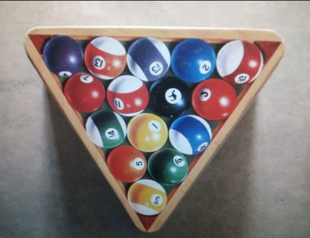 1994 Camel Cigarette Pool Balls Billiard Rack Smoke Stash Storage Tin + Lid
