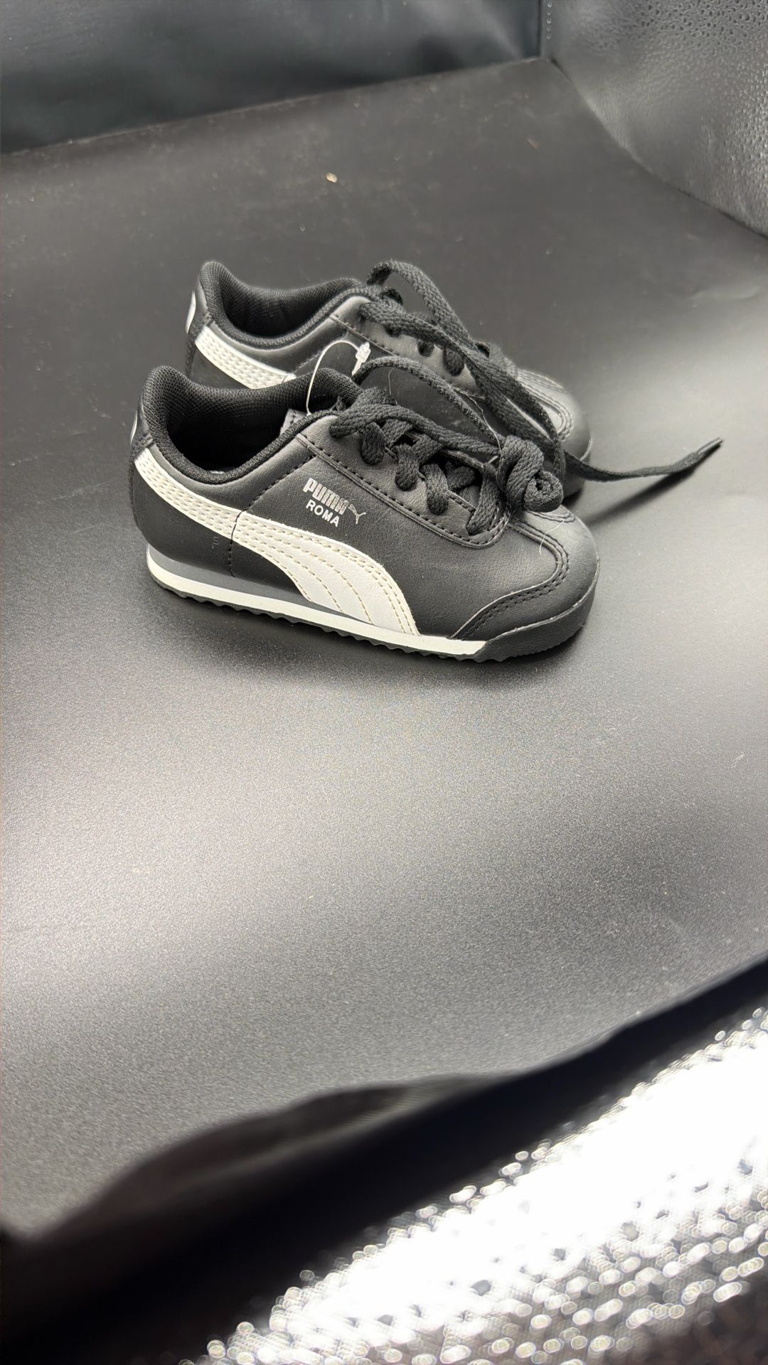 Size 7 C Puma Shoes Sneakers New Black White Panda Style 