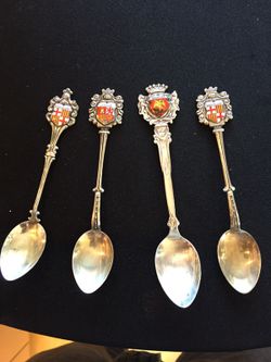 Spanish Silver Tea Spoons