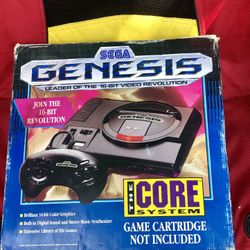 SEGA GENESIS MODEL 1 CORE SYSTEM WITH BOX (SEGA GENESIS)