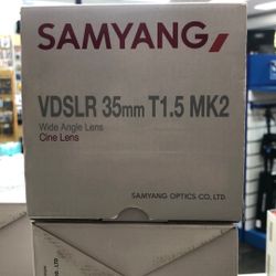 SamYang 35mm Sony E Lens Limited Time Sale
