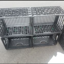 Milk Crate Storage Containers 