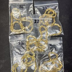 14kt Gf Chins And Pendants 