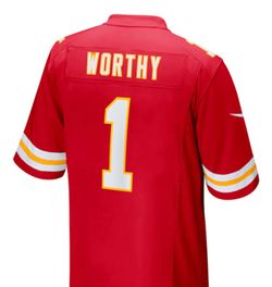 Xavier Worthy Kansas City Chiefs Nike Player Game Jersey - Red