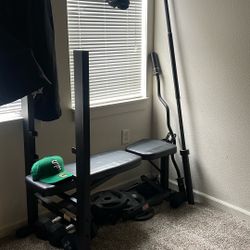 Weight Set W/ Easy Curl Bar 