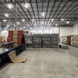 Pallet Racks Beams Uprights Wire Decks Teardrop Export Delivery Install Forklift 