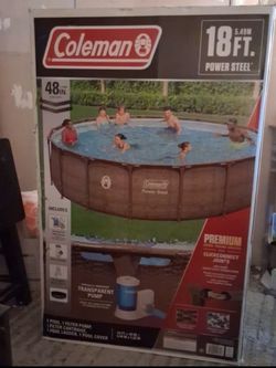Coleman Power Steel 18 ft. x 48 in. above-ground pool