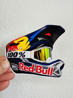Motocross Helmet Enduro Sticker Dirt Bike MX Motocross Decal 100%