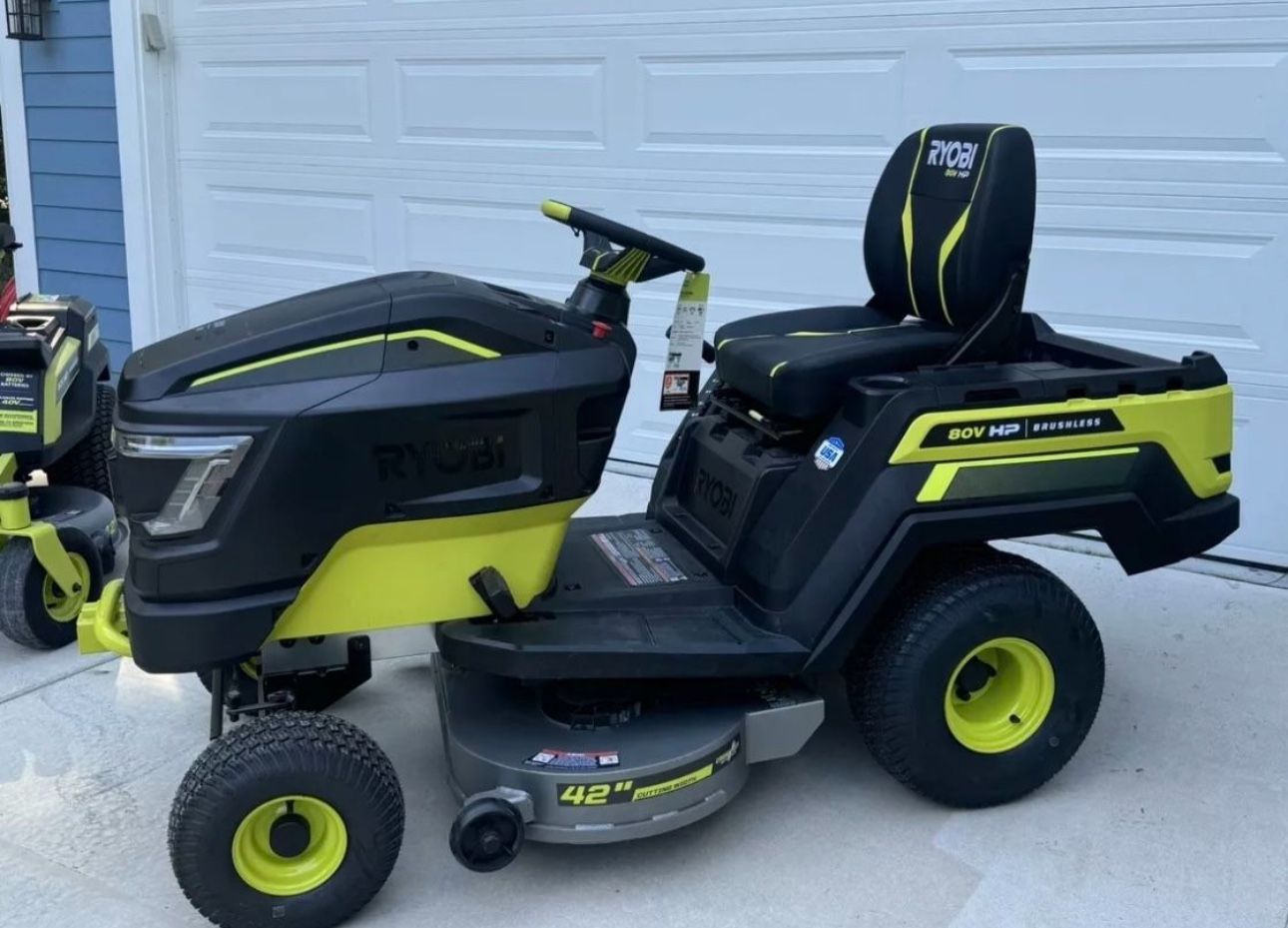 Ryobi Electric Riding lawnmower