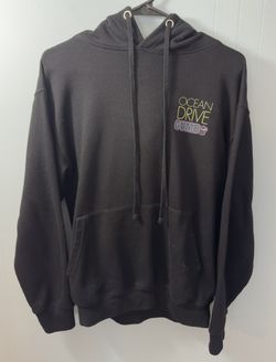 Gemrock “Ocean Drive Gumbo” Black Hoodie, Size Small. 