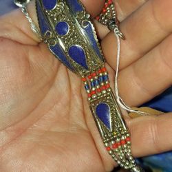 Sterling Silver Lapis Lazuli  Bracelet 