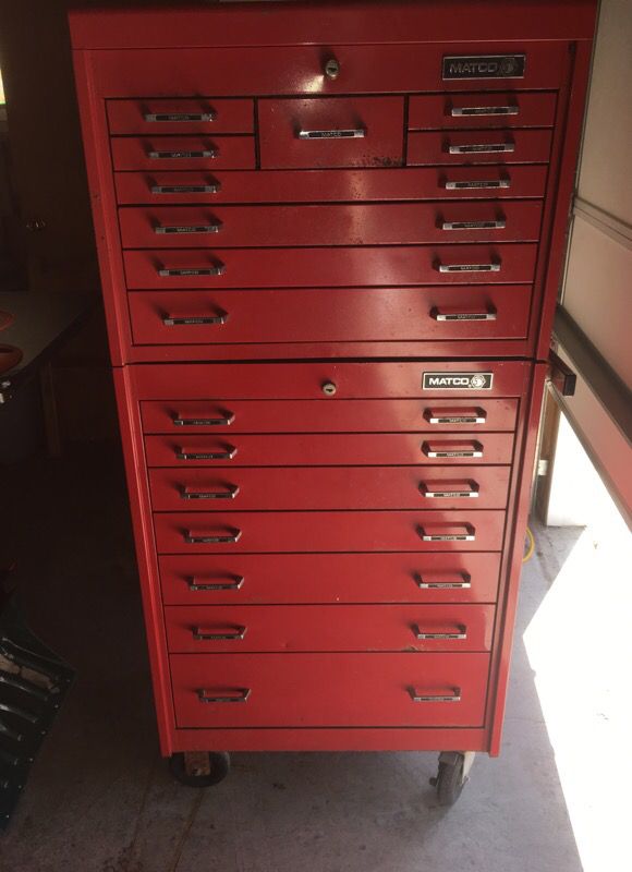 Pending! Matco tool chest and upper box