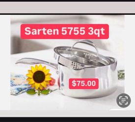 Sartencito 3qt Con Tapa Coladora Acero Inoxidable Prepara Atoles Canelas Salas Peque Porciones $75.00 Especial Princess House Finales